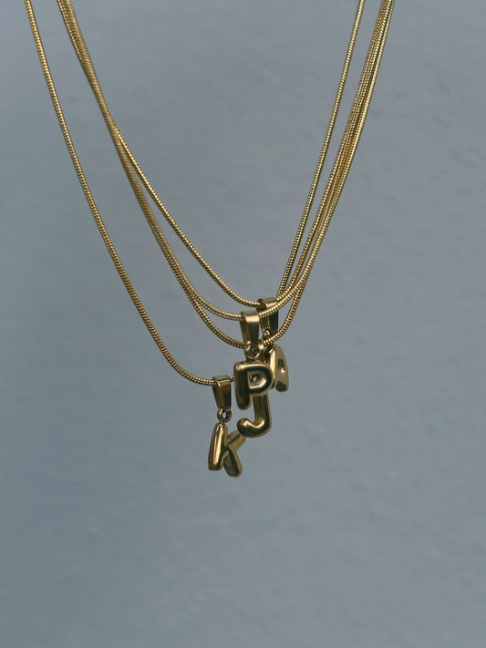 Initial necklace